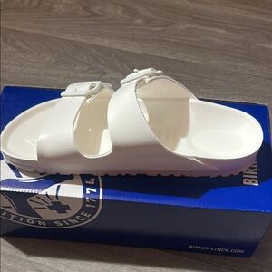 Birkenstock Classic White Slides